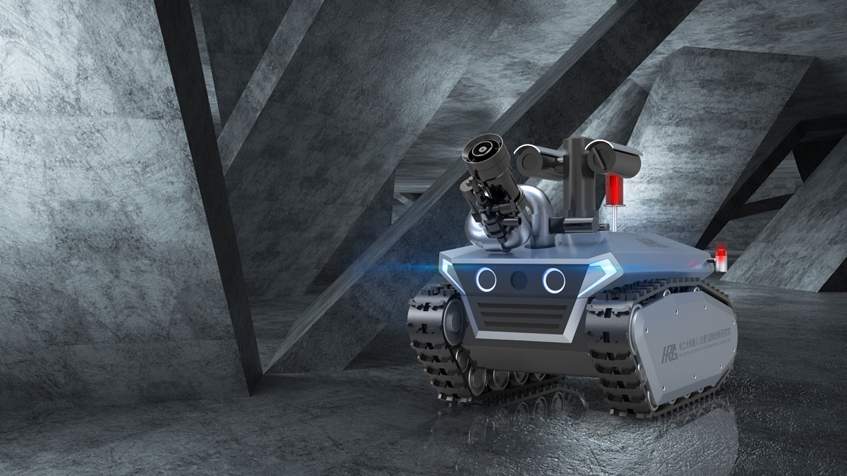 哈工大机器人研究院-消防机器人(图1)